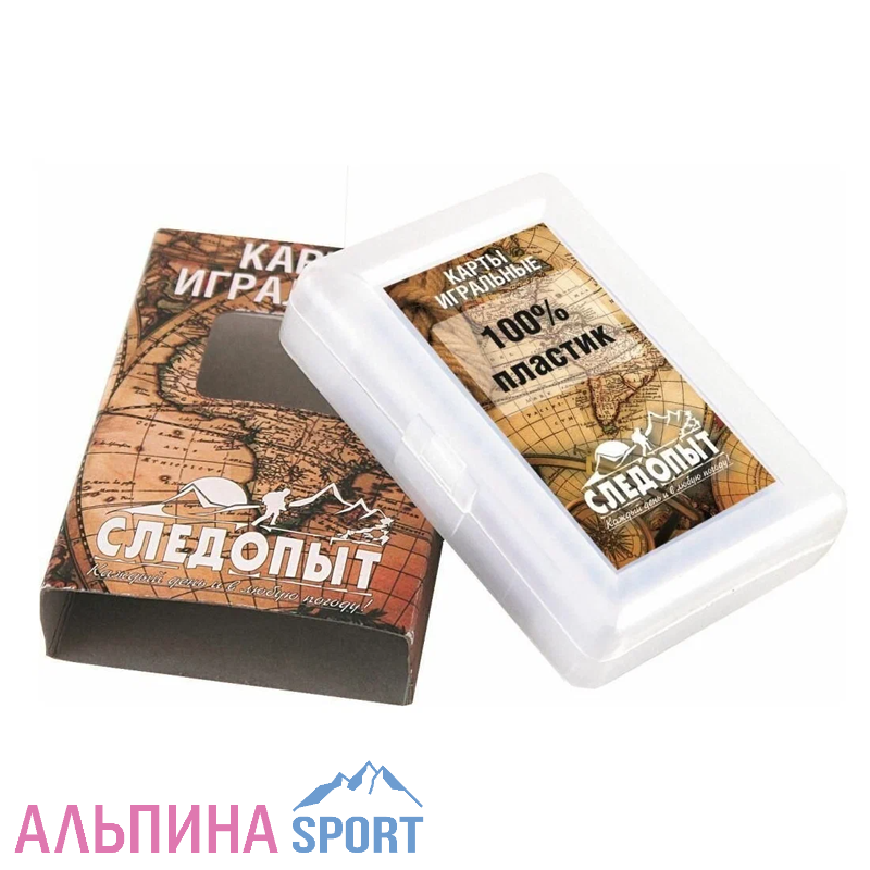 Карты игральные "СЛЕДОПЫТ" влагостойкие, пластик