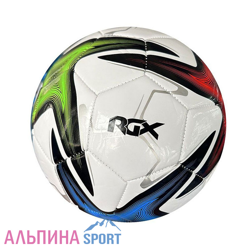 Мяч футбольный RGX-FB-1725 белый/синий/красный р.5