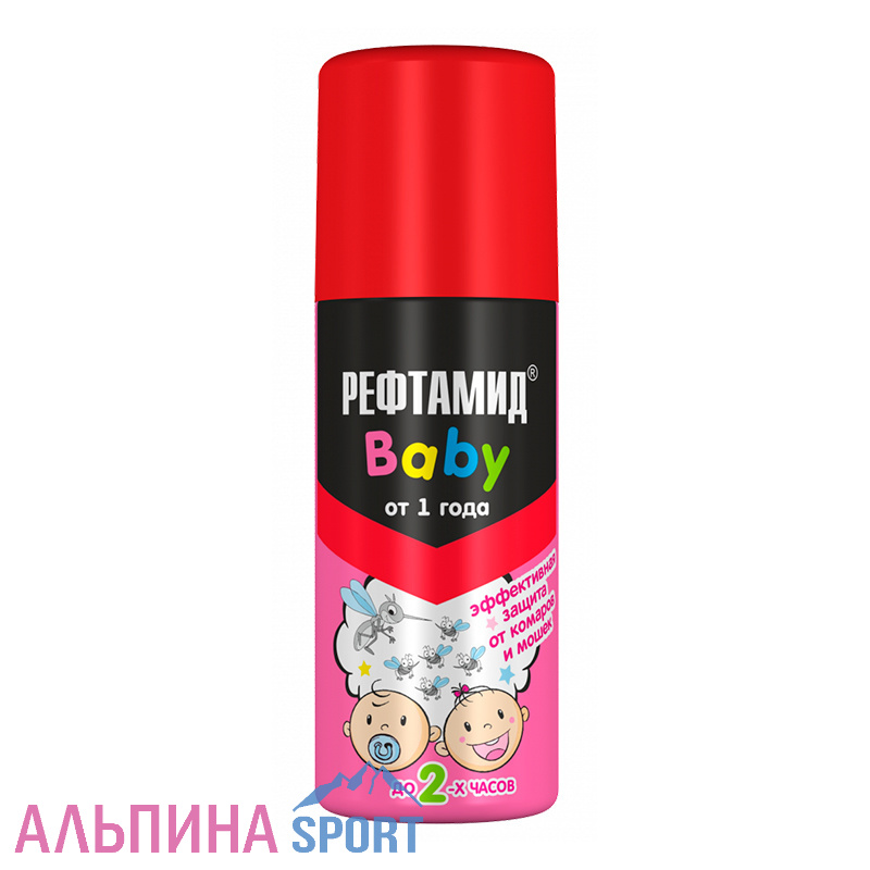 Аэрозоль репеллент "Рефтамид Для всей семьи" (Baby) 100 мл