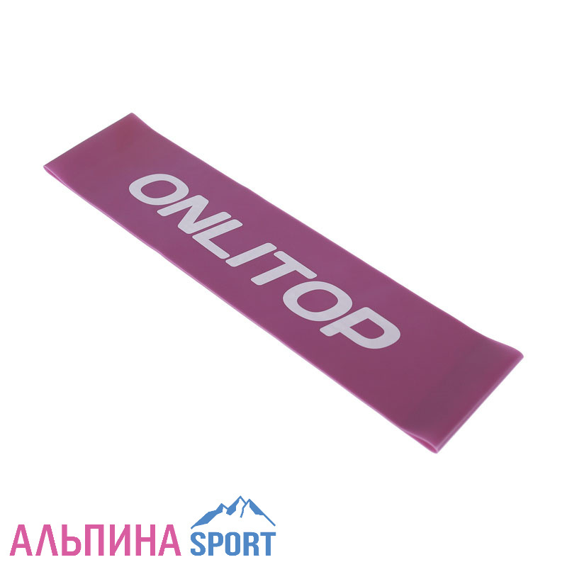 Фитнес-резинка ONLITOP 30,5 х 7,6 х 0,7 см, нагрузка до 6 кг
