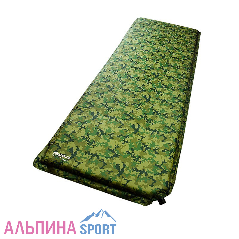 Коврик самонадувной Tramp Connect Camo 5 cm 185*66*5см
