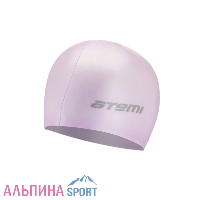 Шапочка для плавания Atemi, силикон, детская, розовая, SC305