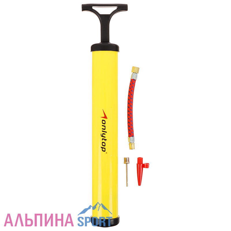 Насос для мячей ONLYTOP 28 см 2 насадки