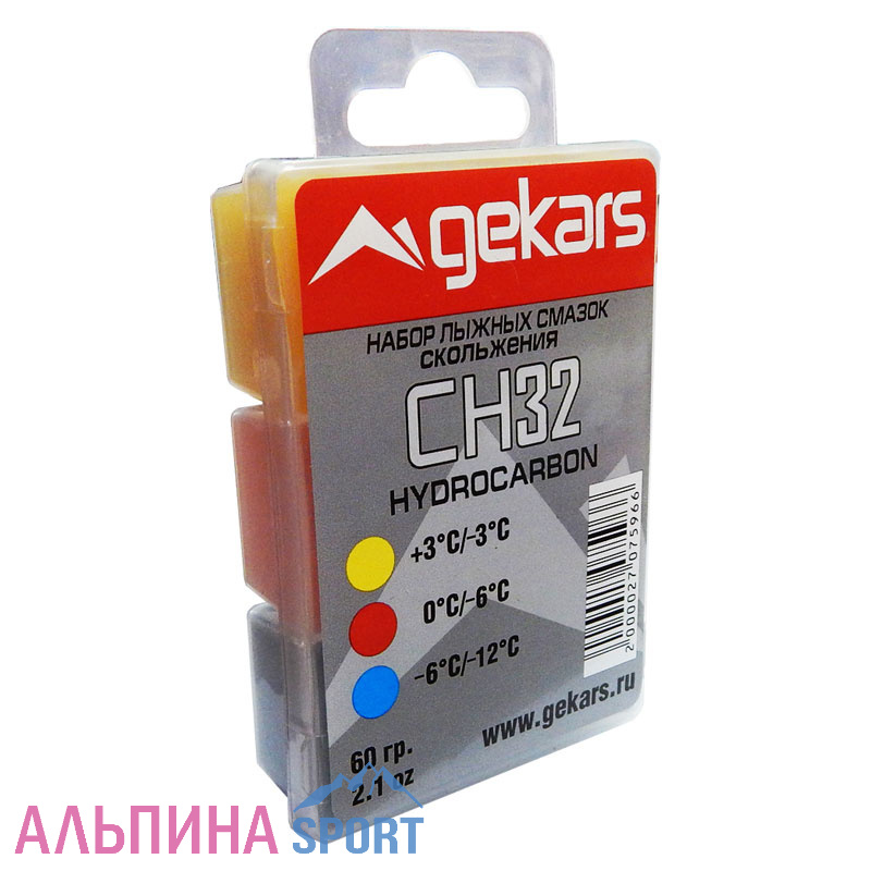 Парафин Gekars CH32 combi (+3-3-2-8-6-12) 60гр