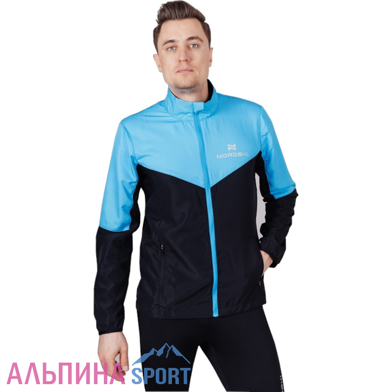 Ветровка Nordski Sport Light blue/Black