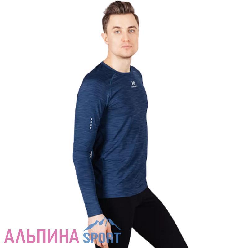 Футболка Nordski Pro Blue с длинным рукавом