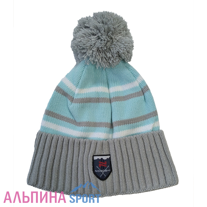 Шапка Nordski Severe Ice Water/White