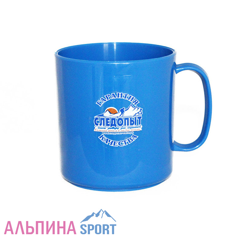 Кружка "СЛЕДОПЫТ" пластмассовая d 8см 350 мл