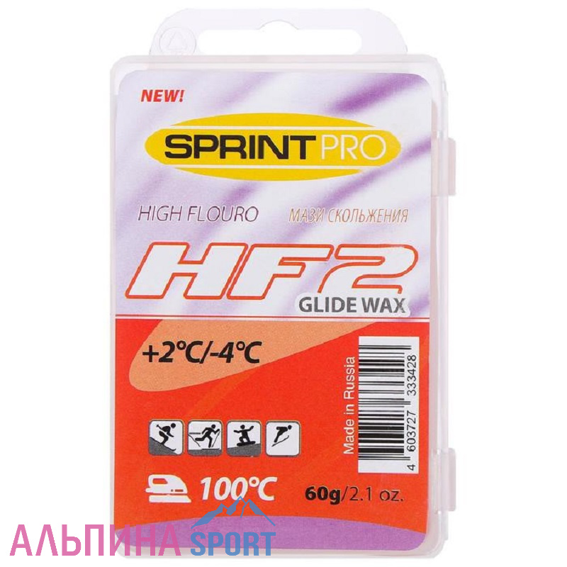 Парафин Sprint HF2 red (+2-4) 60гр