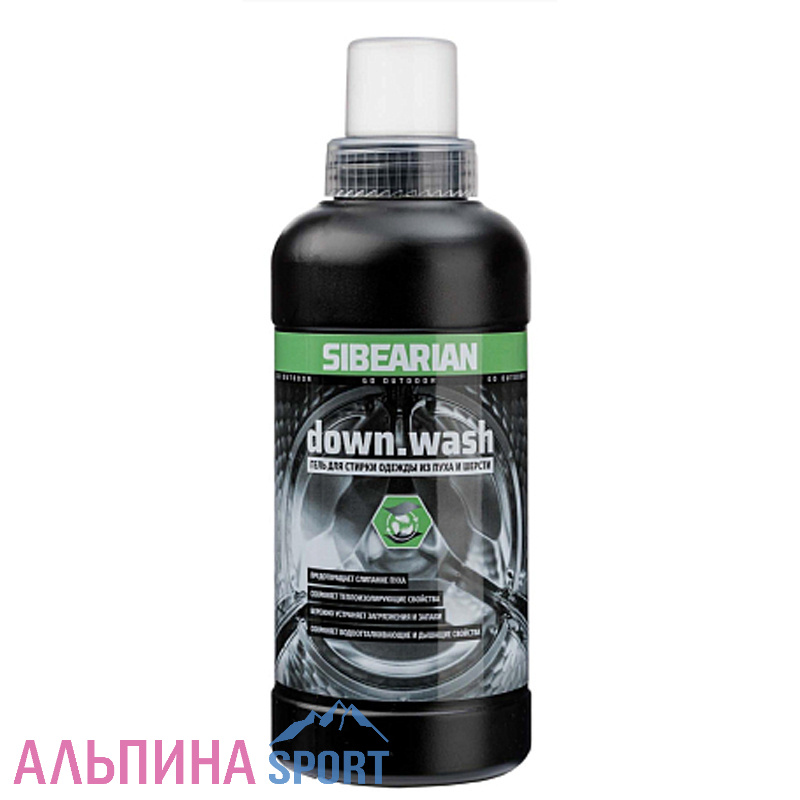 Гель для стирки SIBEARIAN DOWN.WASH одежды из пуха и шерсти 500 мл