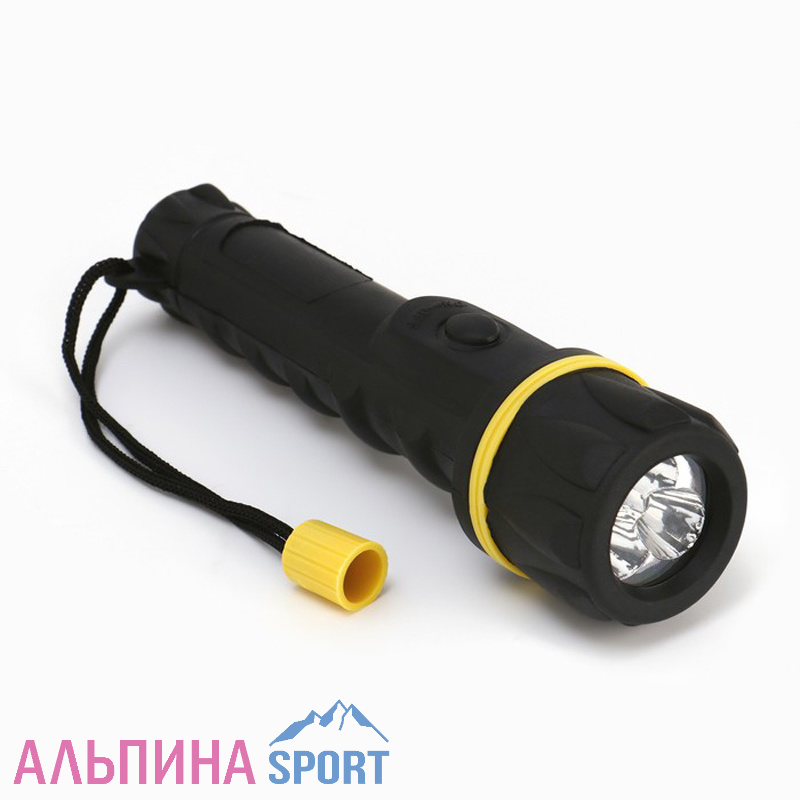 Фонарь ручной 1 Вт LED 2 AA 15 х 3.5 см 9129379