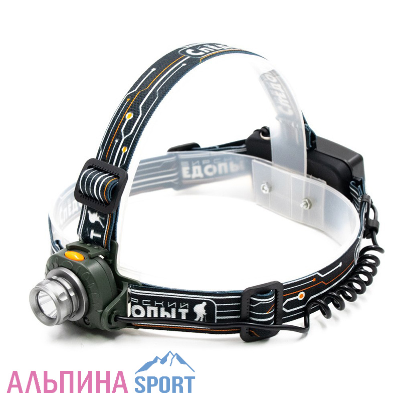 Фонарь налобный "СИБИРСКИЙ СЛЕДОПЫТ-Луч-М" 1 LED аккумулятор