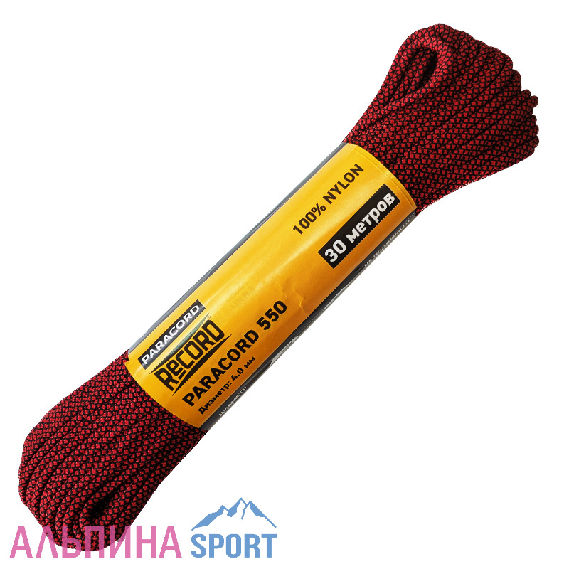 Паракорд З2пр. ПА d=4мм Красная ЗМЕЯ