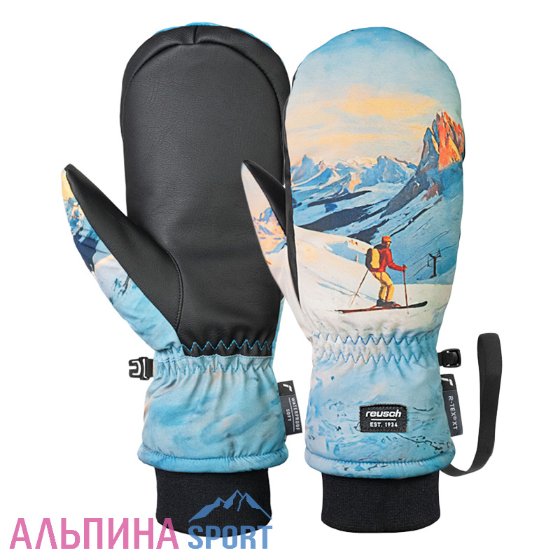 Варежки REUSCH Carter R-Tex XT Mitten Black/Vintag Poster