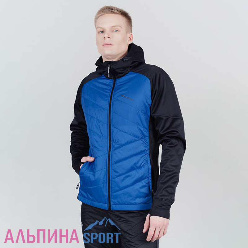 Куртка Nordski Hybrid Hood Black/Blue