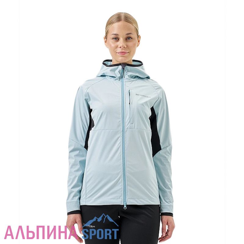 Тренировочная куртка Nordski PRO TOUR HOOD Aqua/Black W