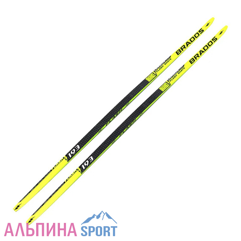 Лыжи гоночные Brados Flash Carbon skate grey H1