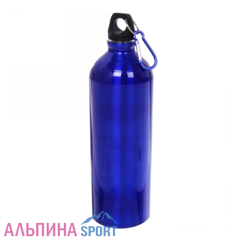 Фляга туристическая 1000мл,металлик