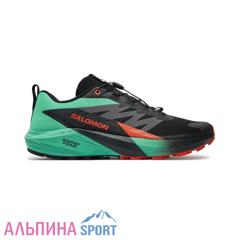 Кроссовки Salomon SENSE RIDE 5 Black/Bay/Cherry Tomato