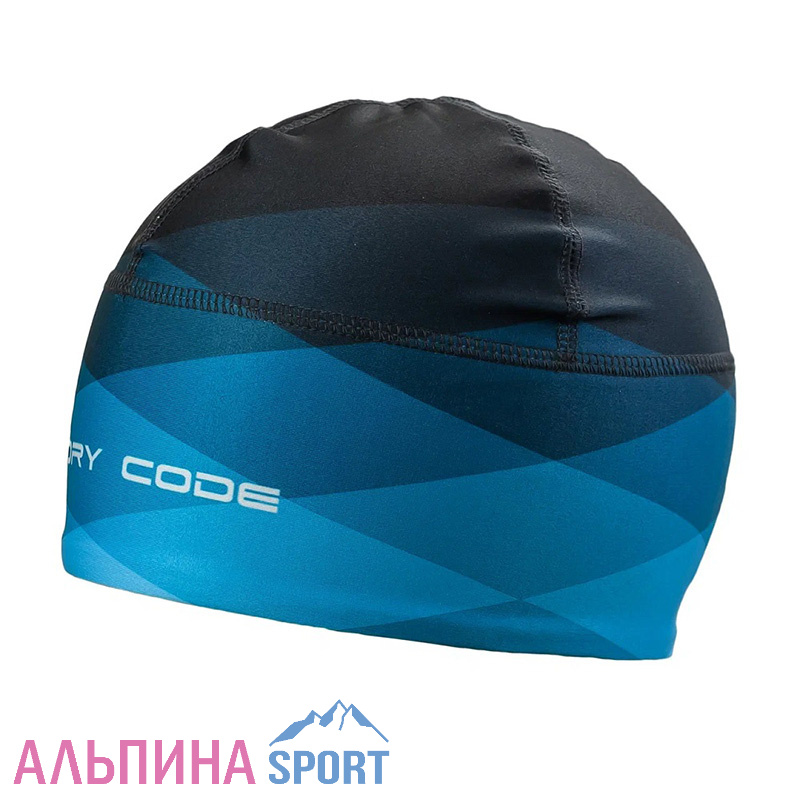 Шапка утепленная гоночная Victory code AURORA blue/black