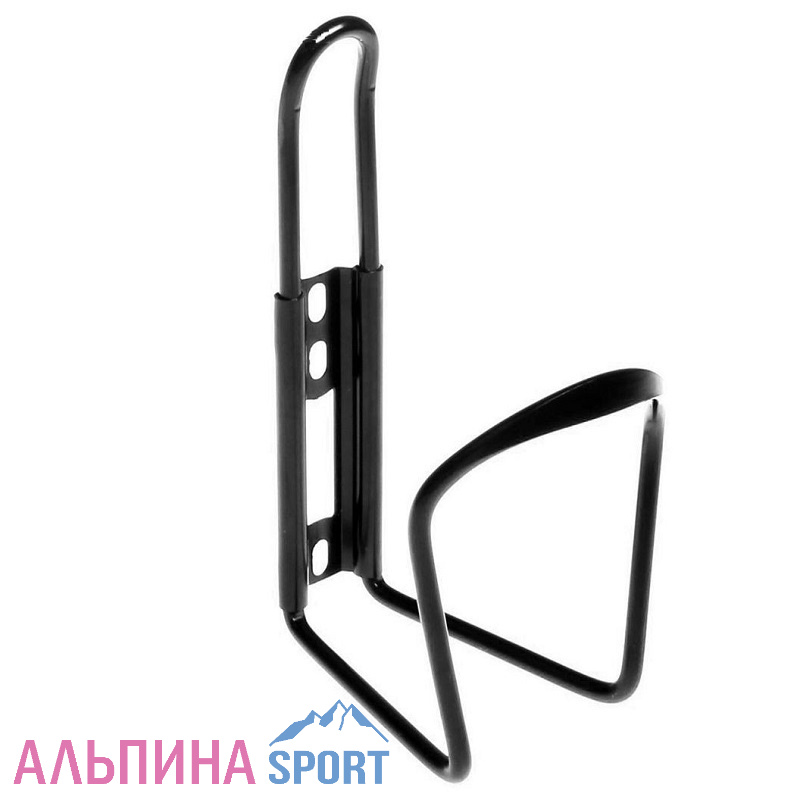 Флягодержатель, алюминиевый KMS черного цвета
