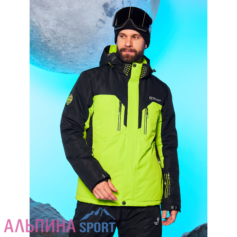 Куртка мужская Evil Wolf 68616_5 салатовый