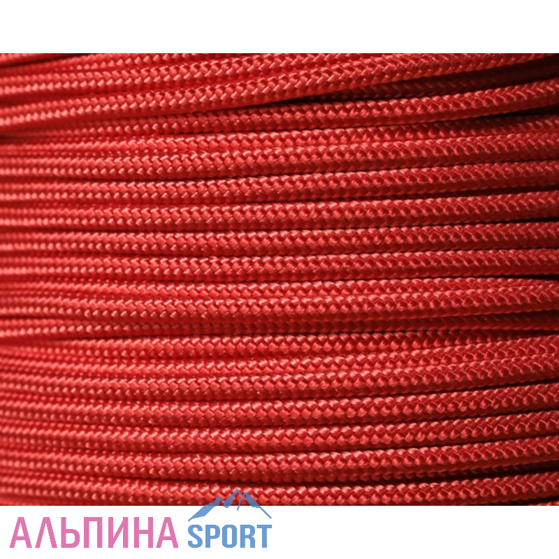 Веревка ПА плетеная 16-ти пр. с ПА серд. d 3мм 200кгс черн