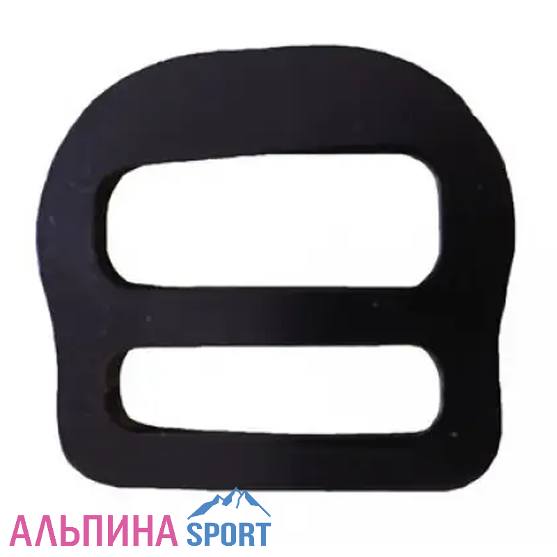 Пряжка Вертикаль 25мм двухщелевая алюминиевая S=4мм краска