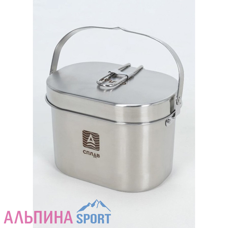 Котелок Splav стальной с чехлом