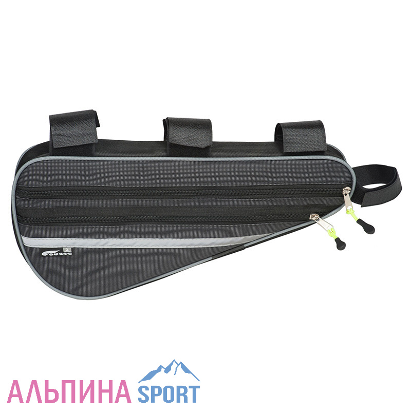 Велосумка Alpine Long под раму большая темно-серая