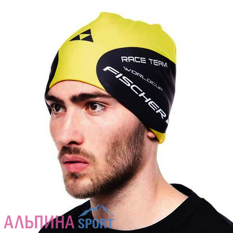 Шапка FISCHER NATION BLACK-YELLOW