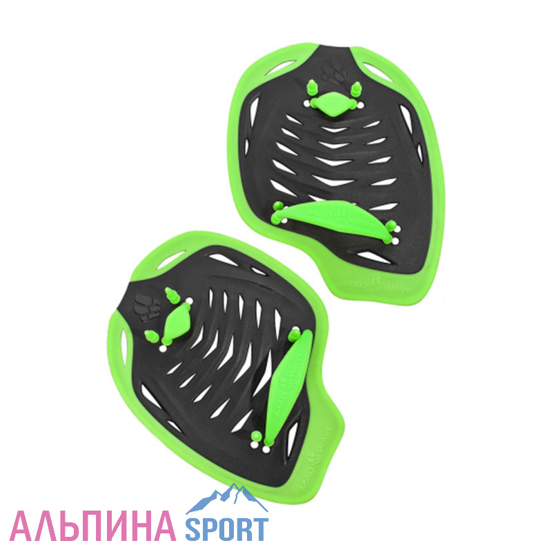 Лопатки для плавания Mad Wave Fusion Black