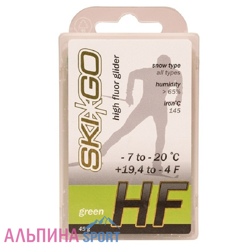 Парафин Ski Go HF green 63018 (-7-20) 45г