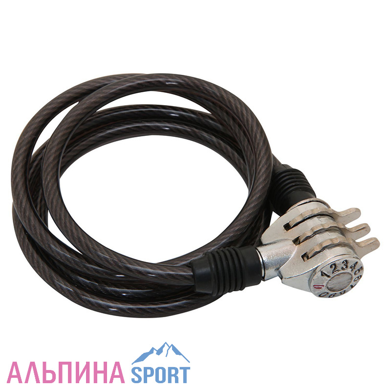 Трос-замок X54003 (1000мм) 6мм кодовый