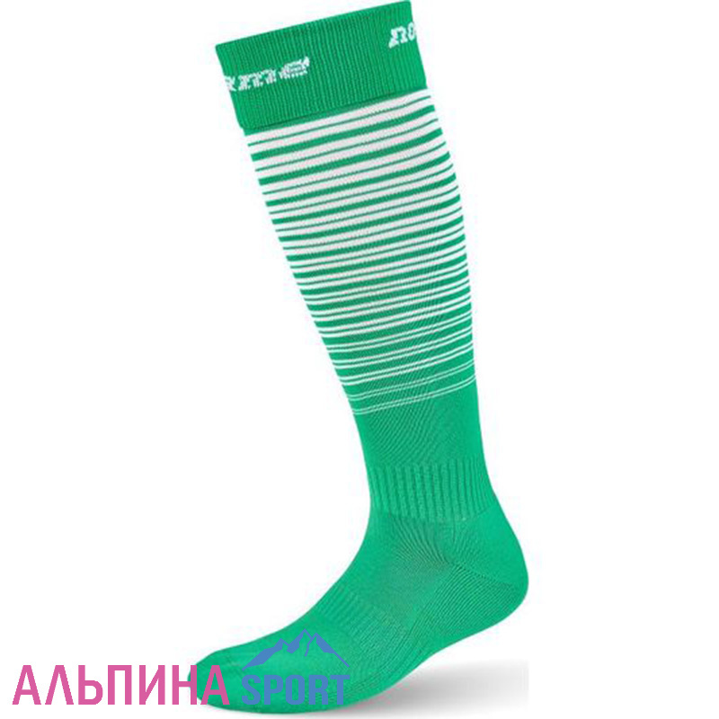 Гольфы NONAME O-SOCKS STRIPED 22 GREEN/WHITE