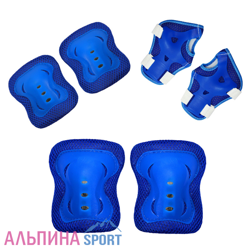 Защита роликовая D-023 blue (M)