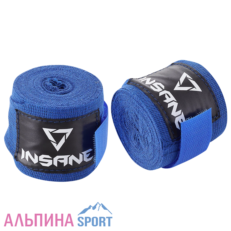 Бинт боксерский INSANE BASE IN22-HW300, хлопок, синий, 2,5 м