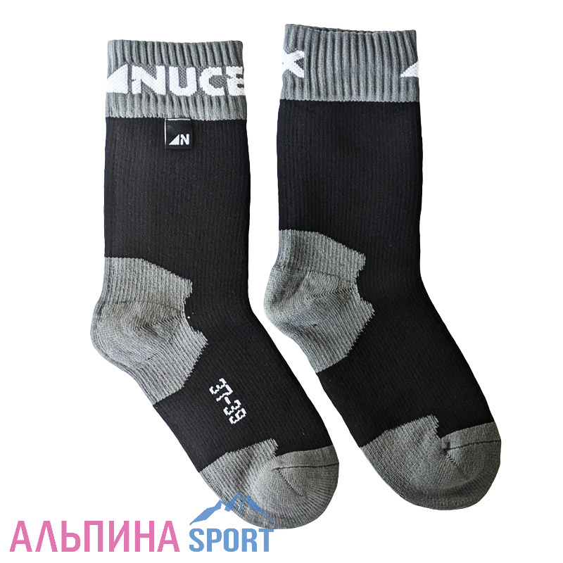 Носки NUCEX короткие НМ-02 black_grey
