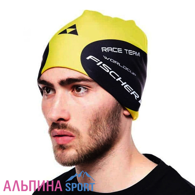 Шапка FISCHER NATION BLACK-YELLOW
