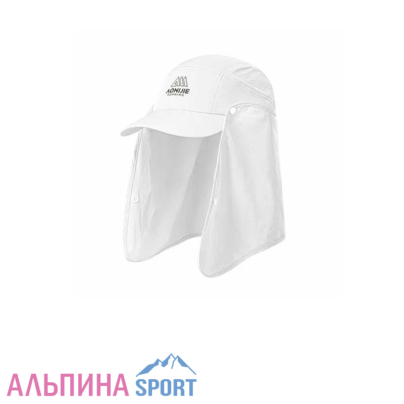 Кепка (бейсболка) Aonijie со съемной защитой от солнца E4626 белый