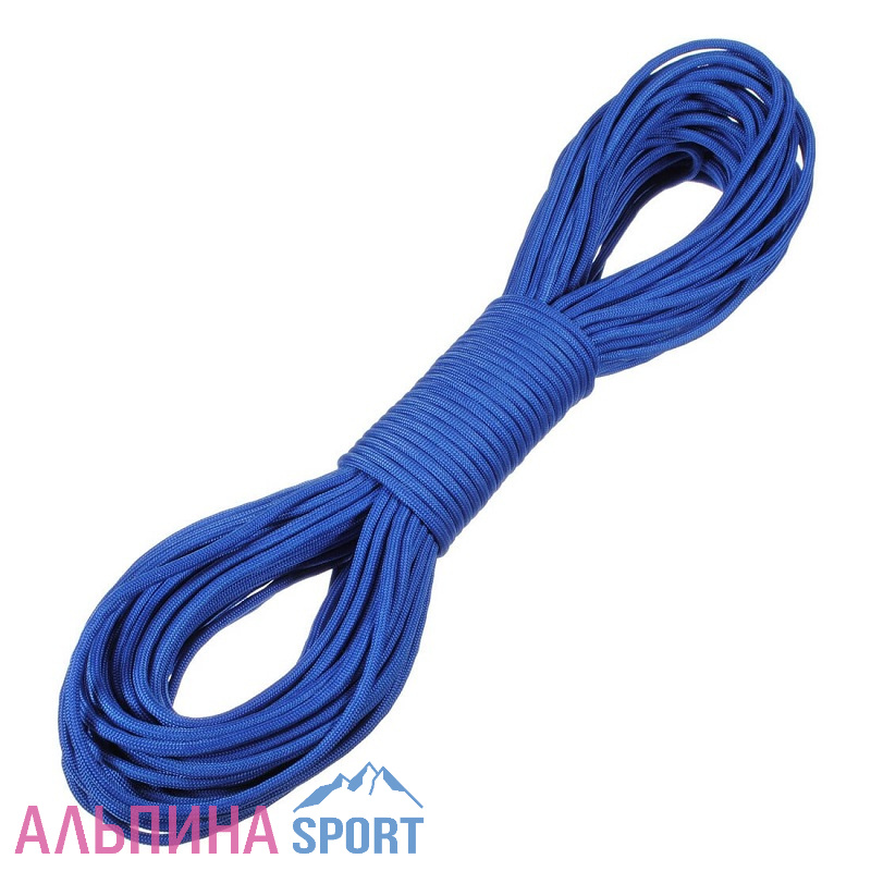 Шнур Паракорд 550 d=4мм синий 250кг