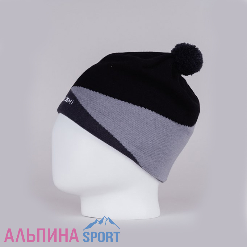 Шапка Nordski Line Black/Grey