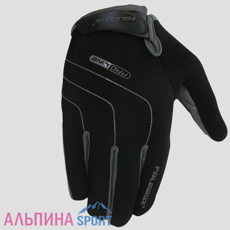 Велоперчатки Polednik Lines серые