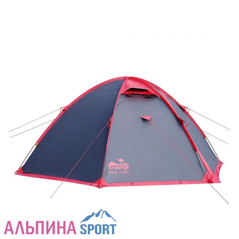 Палатка Tramp Rock 4 V2 серый