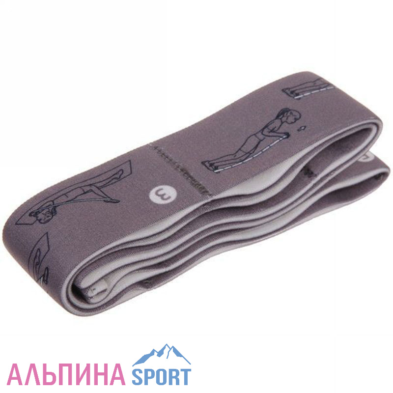 Резинка для фитнеса Stretch 95*4 с упражнениями