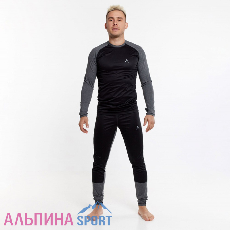 Термобелье Arswear Windstoppe Woman серый/черный