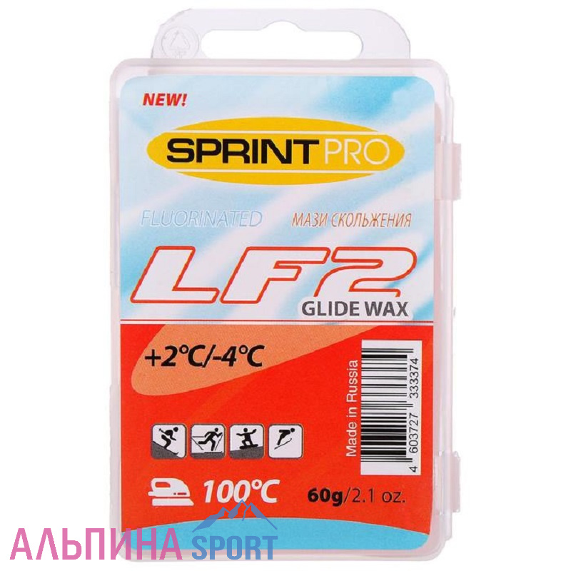 Парафин Sprint LF2 red (+2-4) 60гр