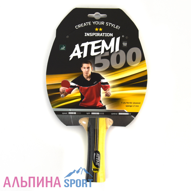 Ракетка для настольного тенниса АТЕМИ 500 CV