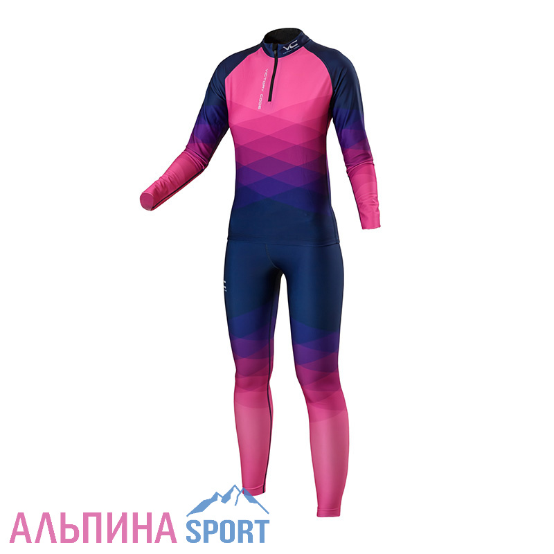 Гоночный комбинезон Victory code AURORA blue/pink