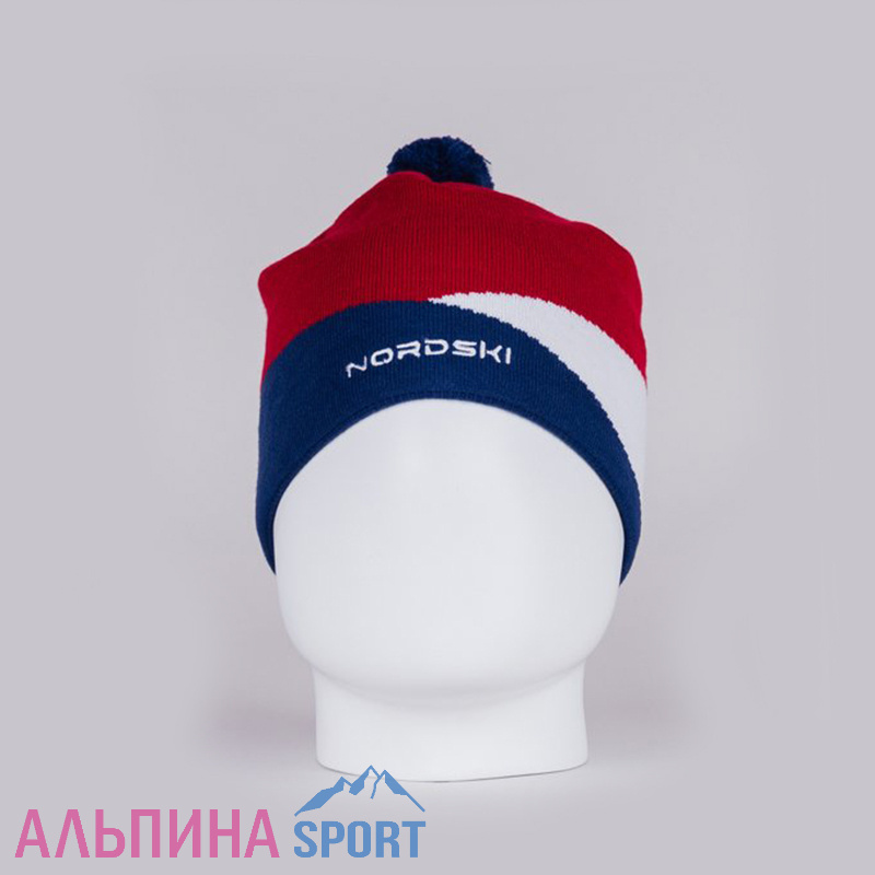 Шапка Nordski Line Red/Blue